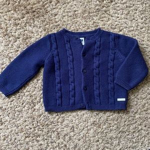 Janie and Jack Navy Toddler Sweater